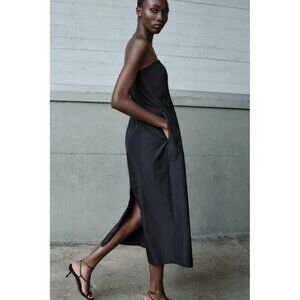 ZARA Strapless Black Dress Size S NWT